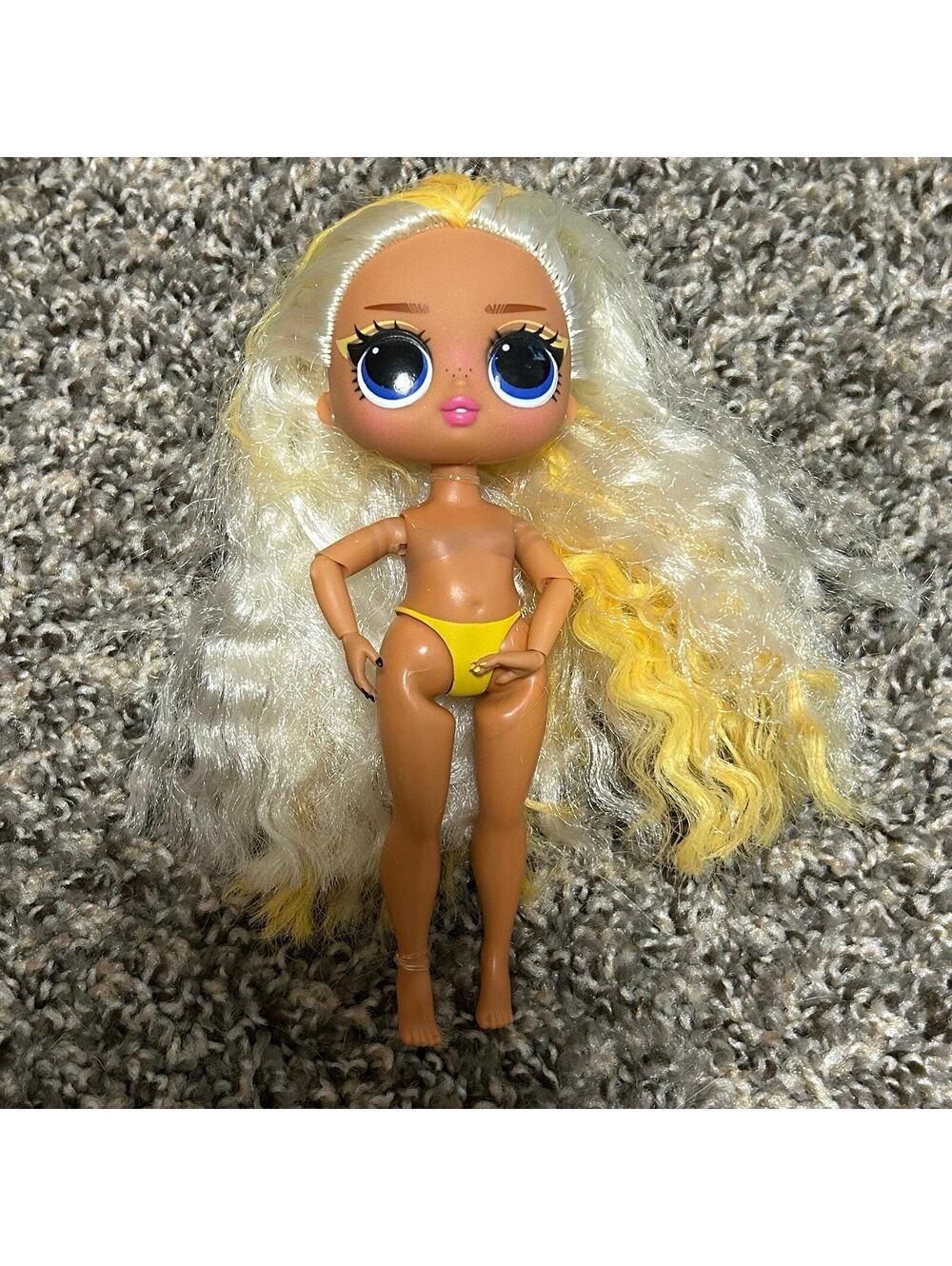 MGA LOL Tween Fashion Doll Nude Babysitting Party Rae Sands Yellow Hair